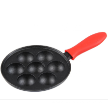 Kitchen Craft Cast Iron Pan / Skillet Danish Aebleskiver Pancake Ball Puffs